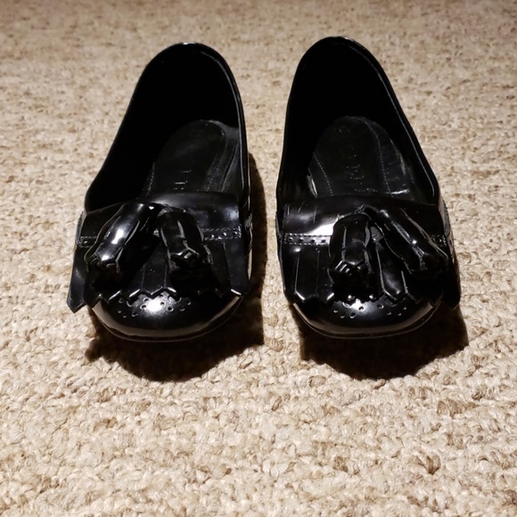 burberry black flats